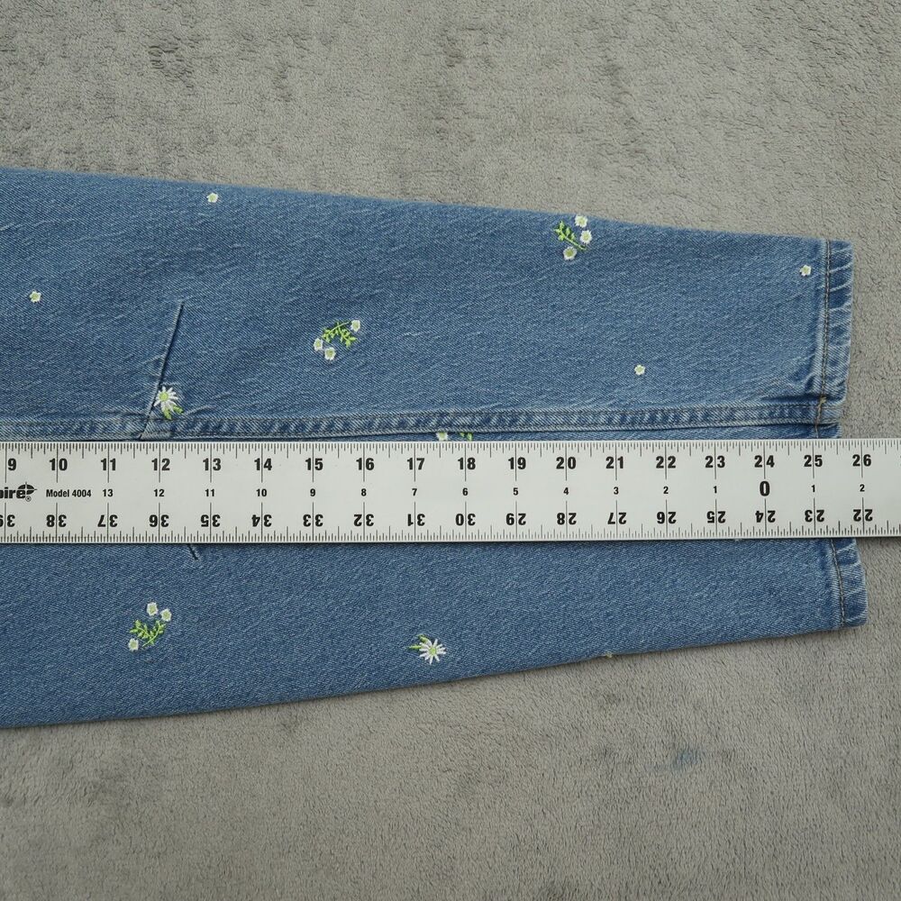 Free Assembly Jeans Women's Size 6 High-Rise Barrel Denim Pants 26" Inseam NWT - Picture 4 of 16